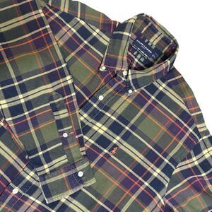 Ralph Lauren Golf Classic Fit Flannel Shirt L Long Sleeve Plaid Button Up